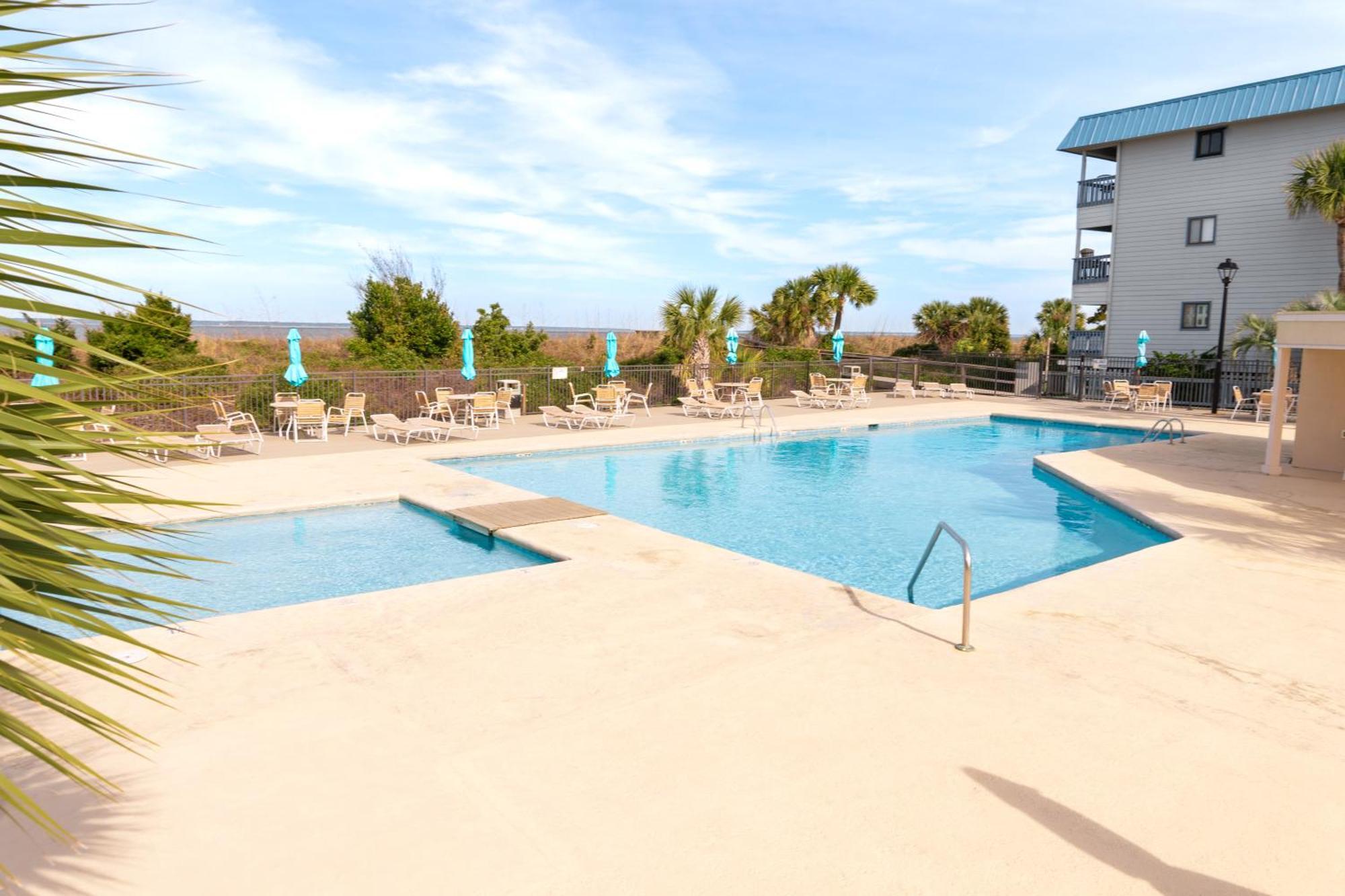 Beach-Pool-Private Balcony Tybee Island Extérieur photo